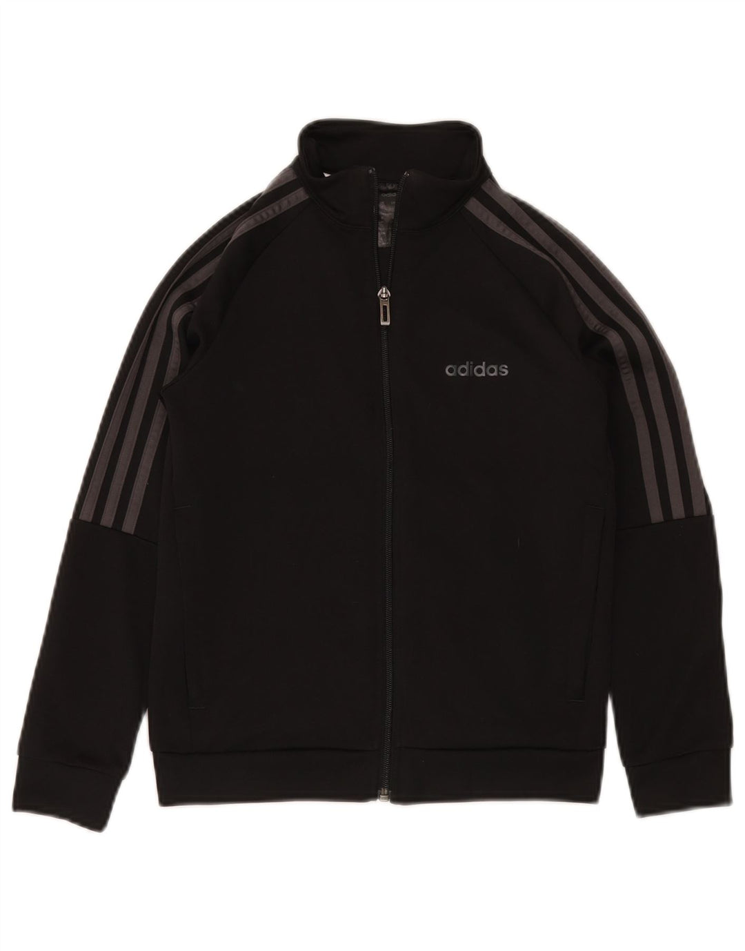 ADIDAS Chaqueta de chándal para niño 9-10 años Negro Poliéster