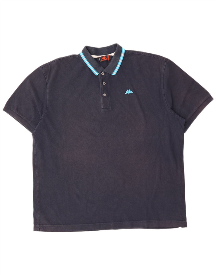KAPPA Polo Hombre 2XL Azul Marino Algodón