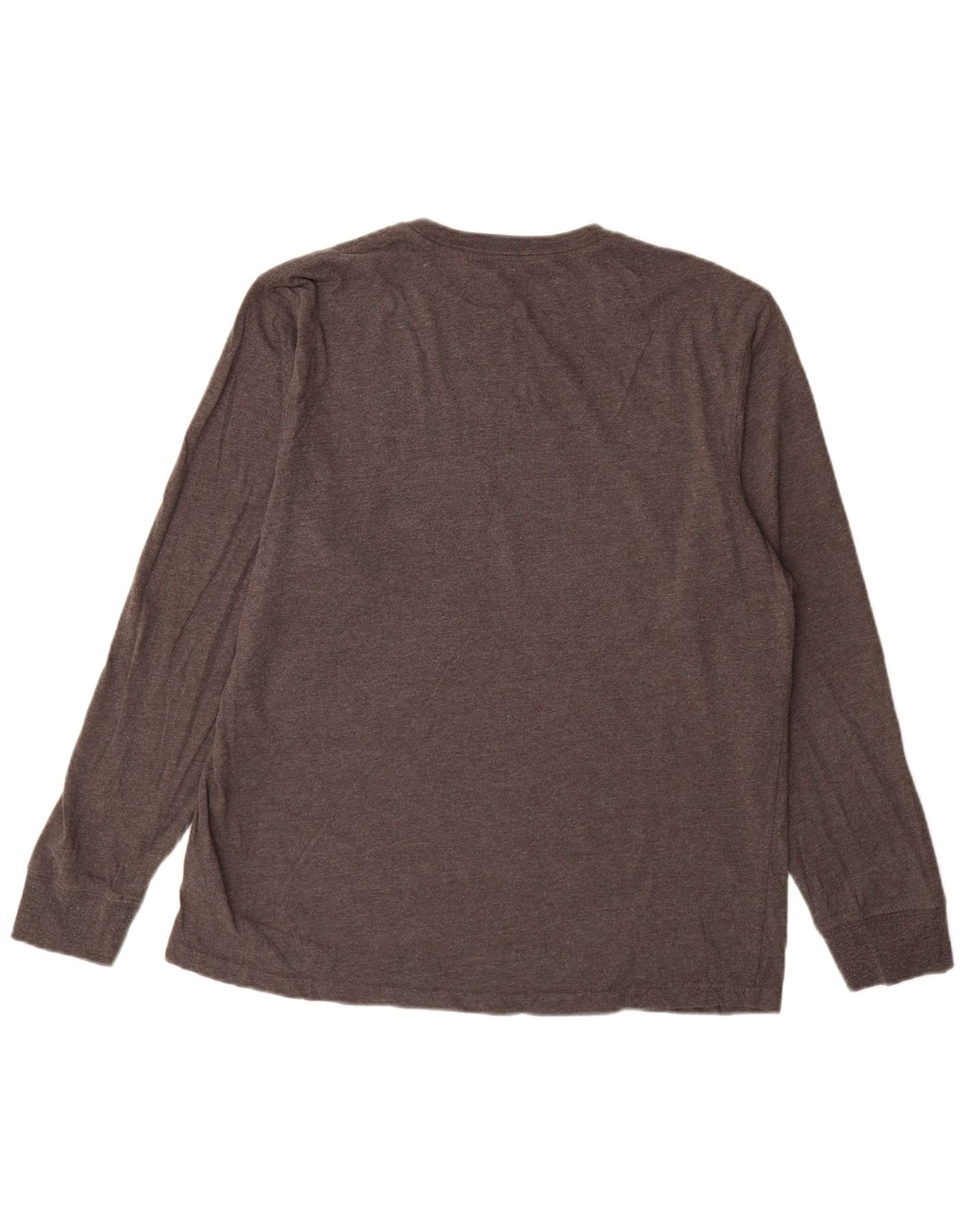 EDDIE BAUER Top para hombre manga larga algodón gris grande