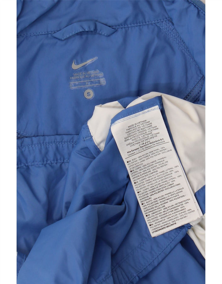 Nike - Chaqueta de chándal para hombre (talla pequeña), nailon color azul