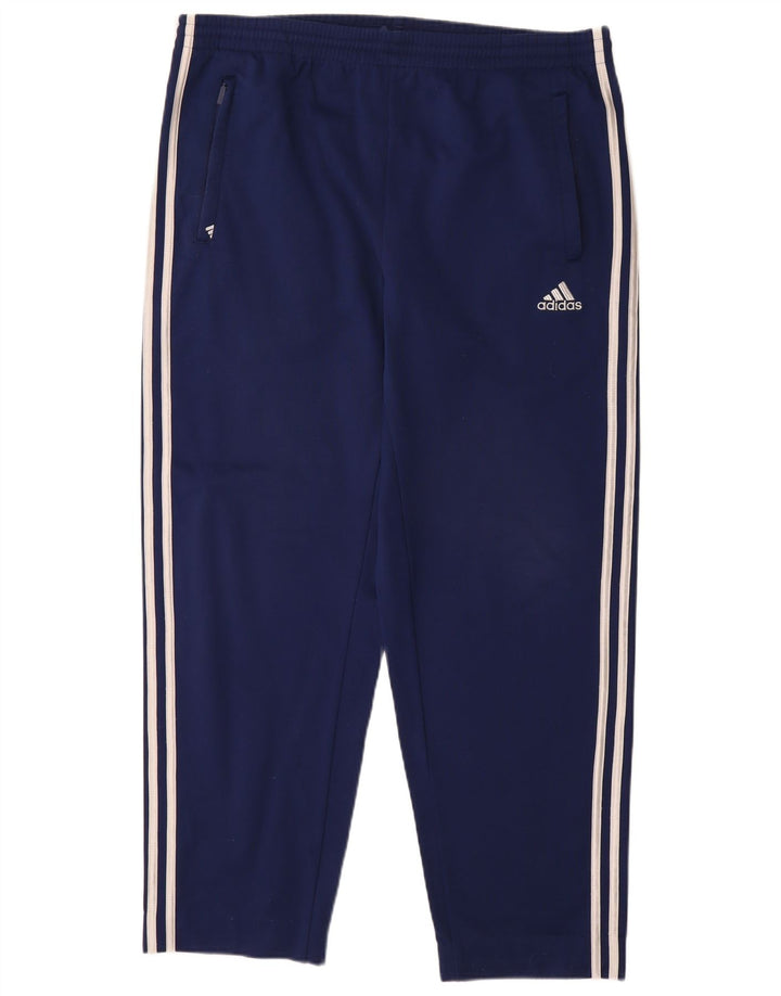 Adidas Pantalones de Chándal para Hombre UK 40/42 Medium Azul Marino Poliéster