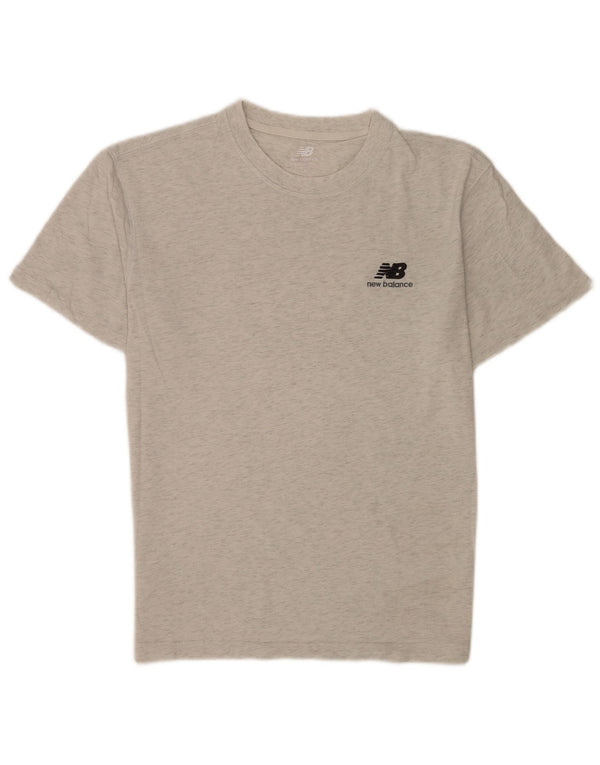 New Balance Hombre Camiseta Top Small Gris Moteado