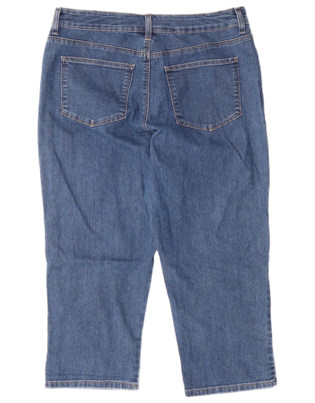 LEE Vaqueros capri de ajuste clásico para mujer US 16 2XL W34 L22 Algodón azul