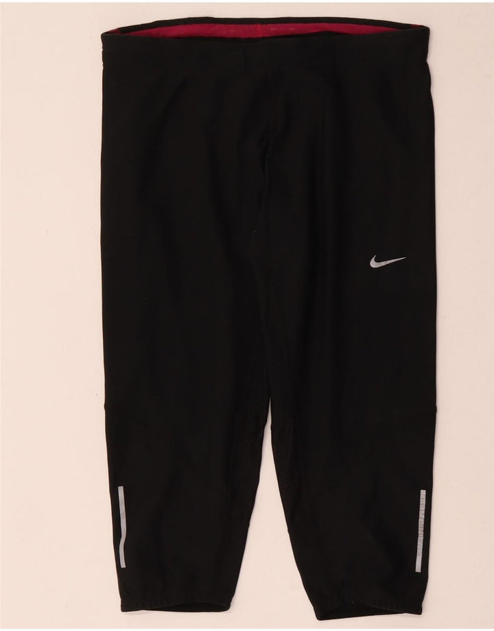 Nike - Leggings capri Dri Fit para mujer, talla M, color negro