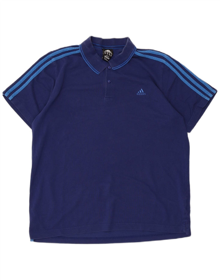 ADIDAS Hombre Clima 365 Polo XL Azul Marino Algodón