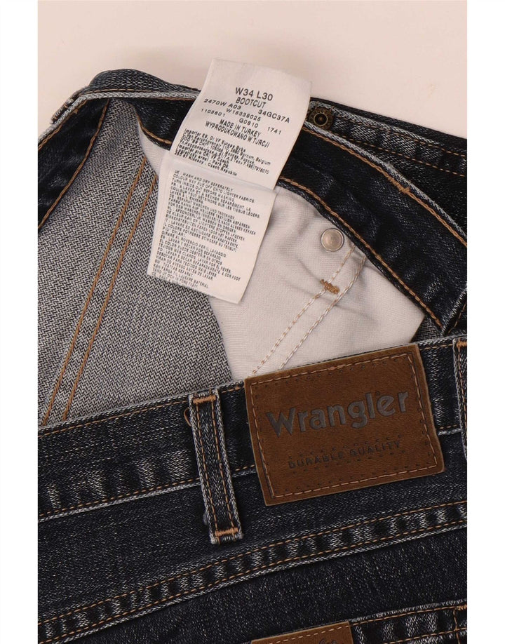 Wrangler Vaqueros Bootcut para Hombre W34 L30 Algodón Azul