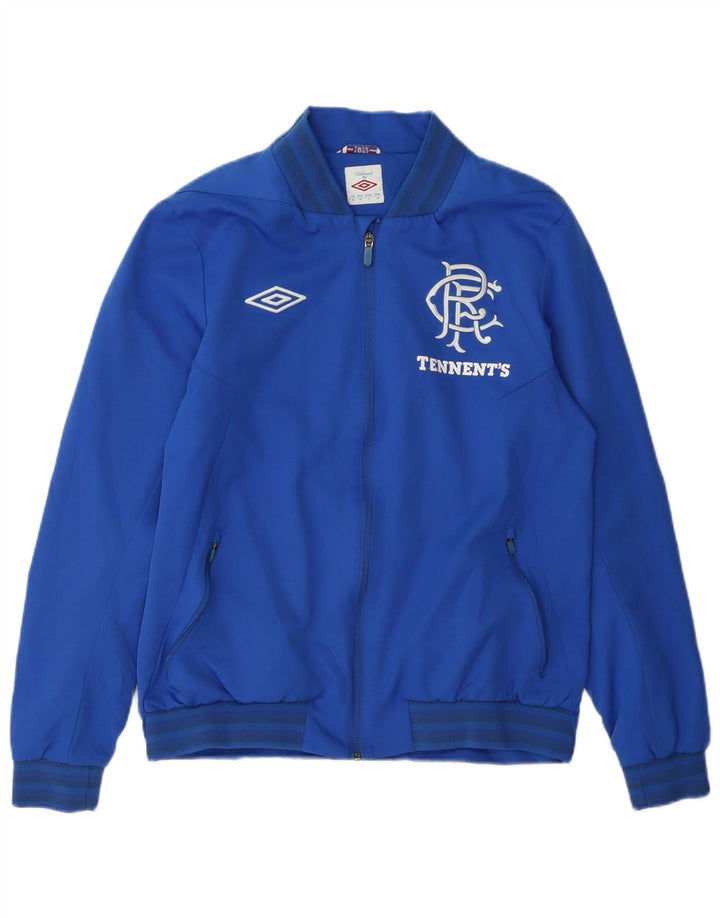 Umbro Mens Rangers Graphic Chándal Top Chaqueta Poliéster Azul Medio