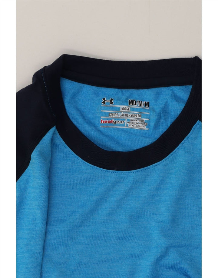 UNDER ARMOUR Camiseta Heat Gear para hombre Top Poliéster color block azul medio