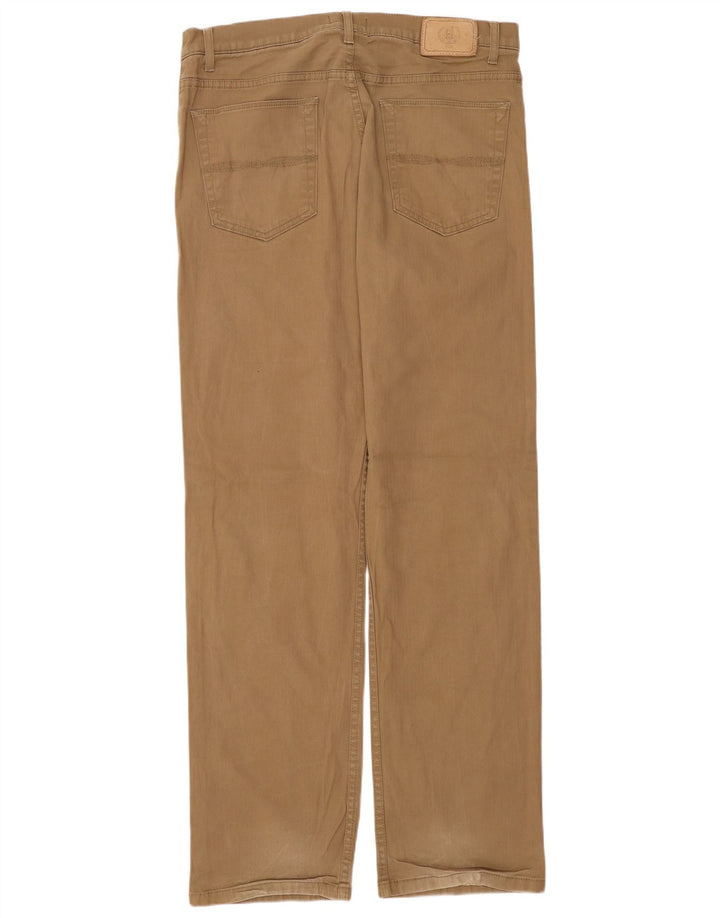 MARKS & SPENCER Pantalones casuales Blue Harbor para hombre W34 L33 Marrón