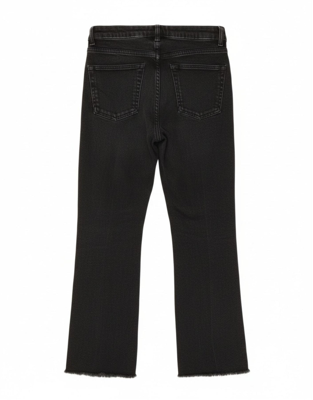 Zara Jeans Cortos Para Mujer EU 38 Small W28 L24 Negro