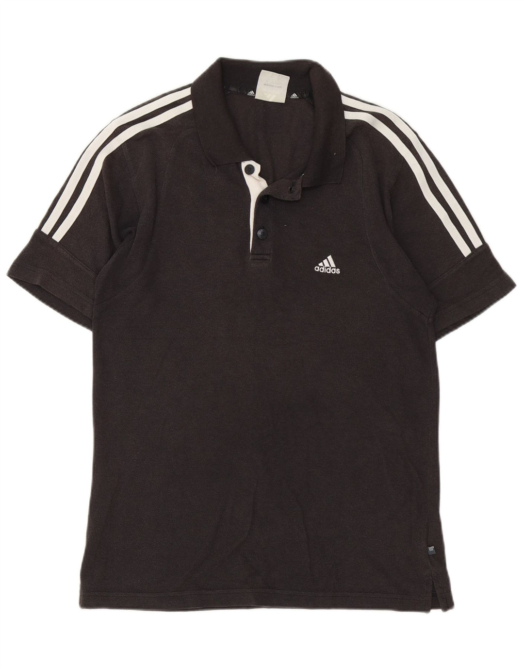 Polo Adidas Hombre Grande Gris Algodón