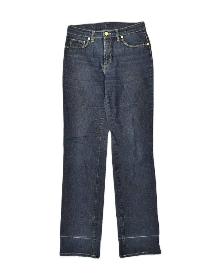 TRUSSARDI Womens Straight Jeans W27 L32 Navy Blue Cotton | Vintage | Thrift | Second-Hand | Used Clothing | Messina Hembry 