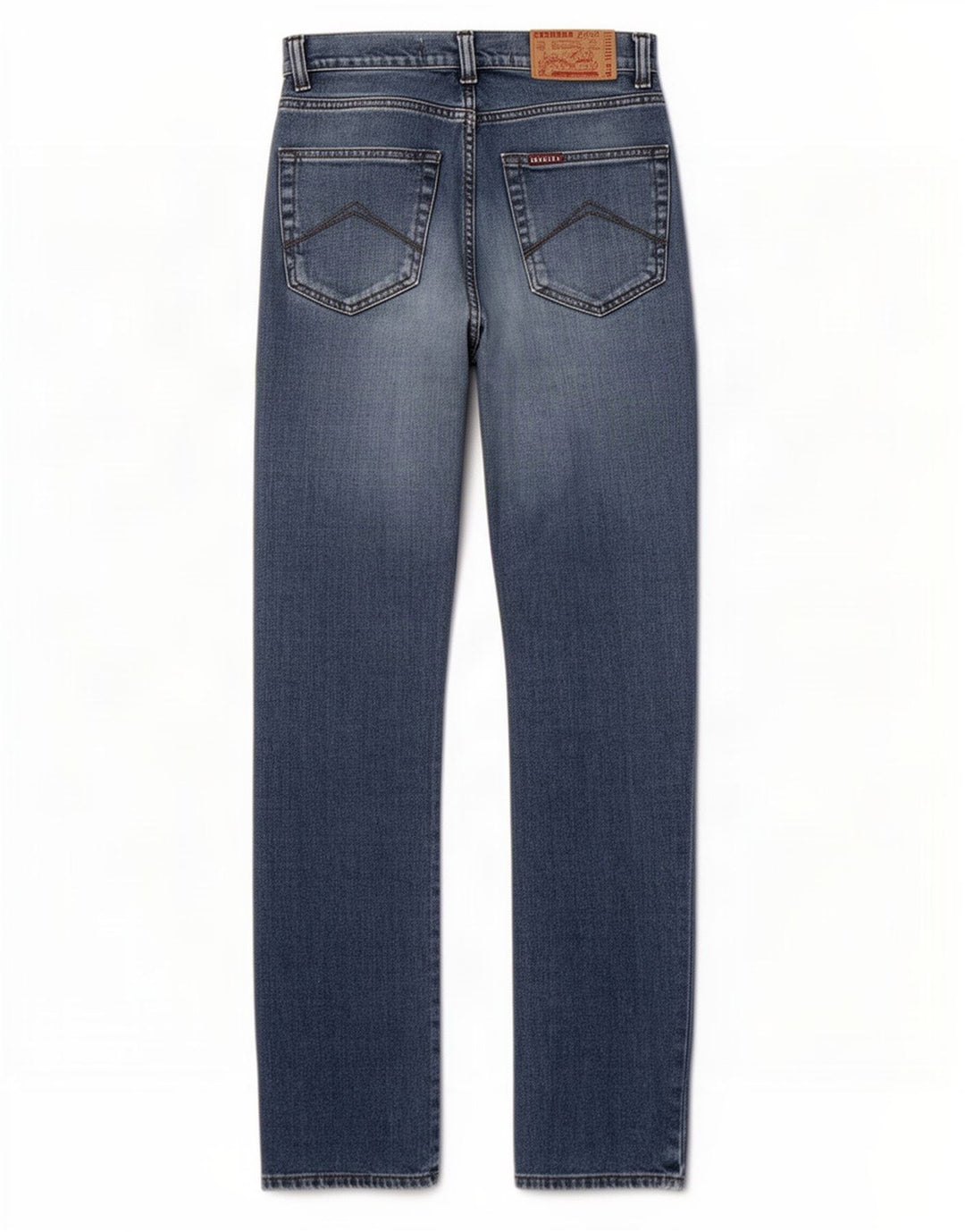 Carrera Hombre 702 Vaqueros Rectos W31 L34 Algodón Azul