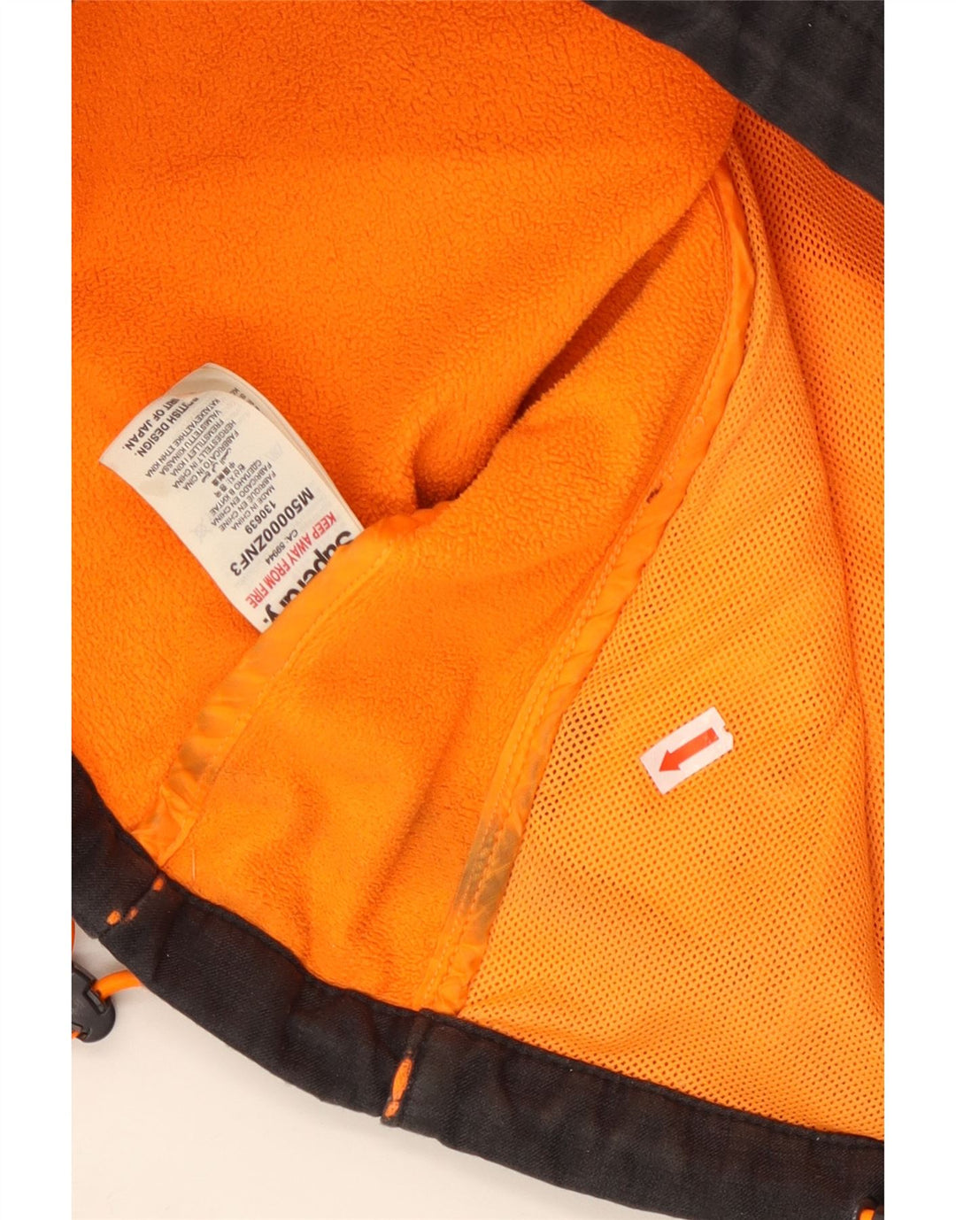 SUPERDRY Chaqueta cortavientos con capucha Windtrekker para hombre UK 38 Medium Black