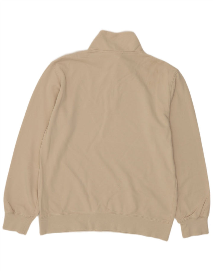 Levi's Sudadera con cuello y cremallera de corte estándar para hombre Jersey tipo jersey de algodón beige medio