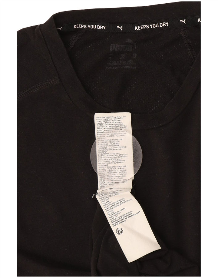 Camiseta Puma Hombre Top Medium Negro Algodón