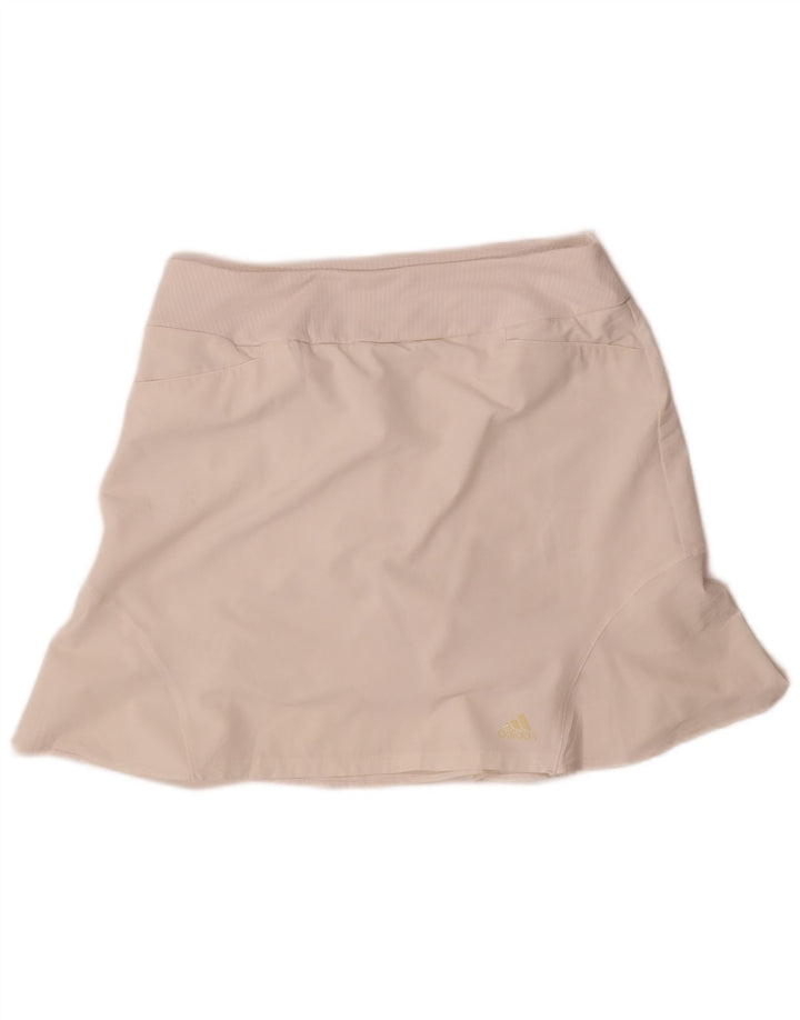 Falda pantalón Adidas para mujer UK 40 Mediano Blanco Poliéster