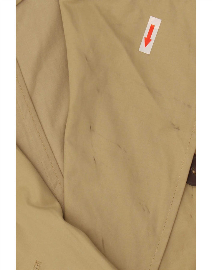 Zara Mujer Gabardina Extragrande UK 6 XS Poliéster Beige