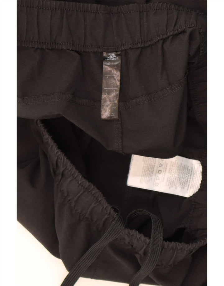 Adidas Hombre Climalite Chándal Pantalones Joggers Grande Negro Poliéster