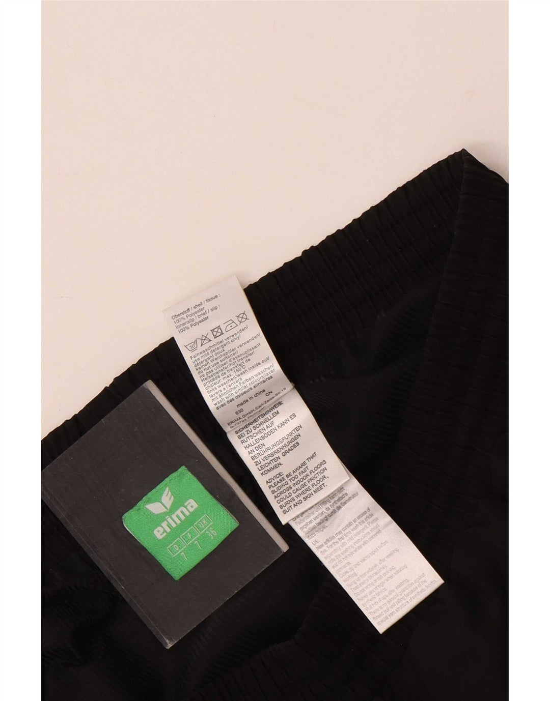 Erima Mens Sport Shorts Large Negro Colorblock Poliéster