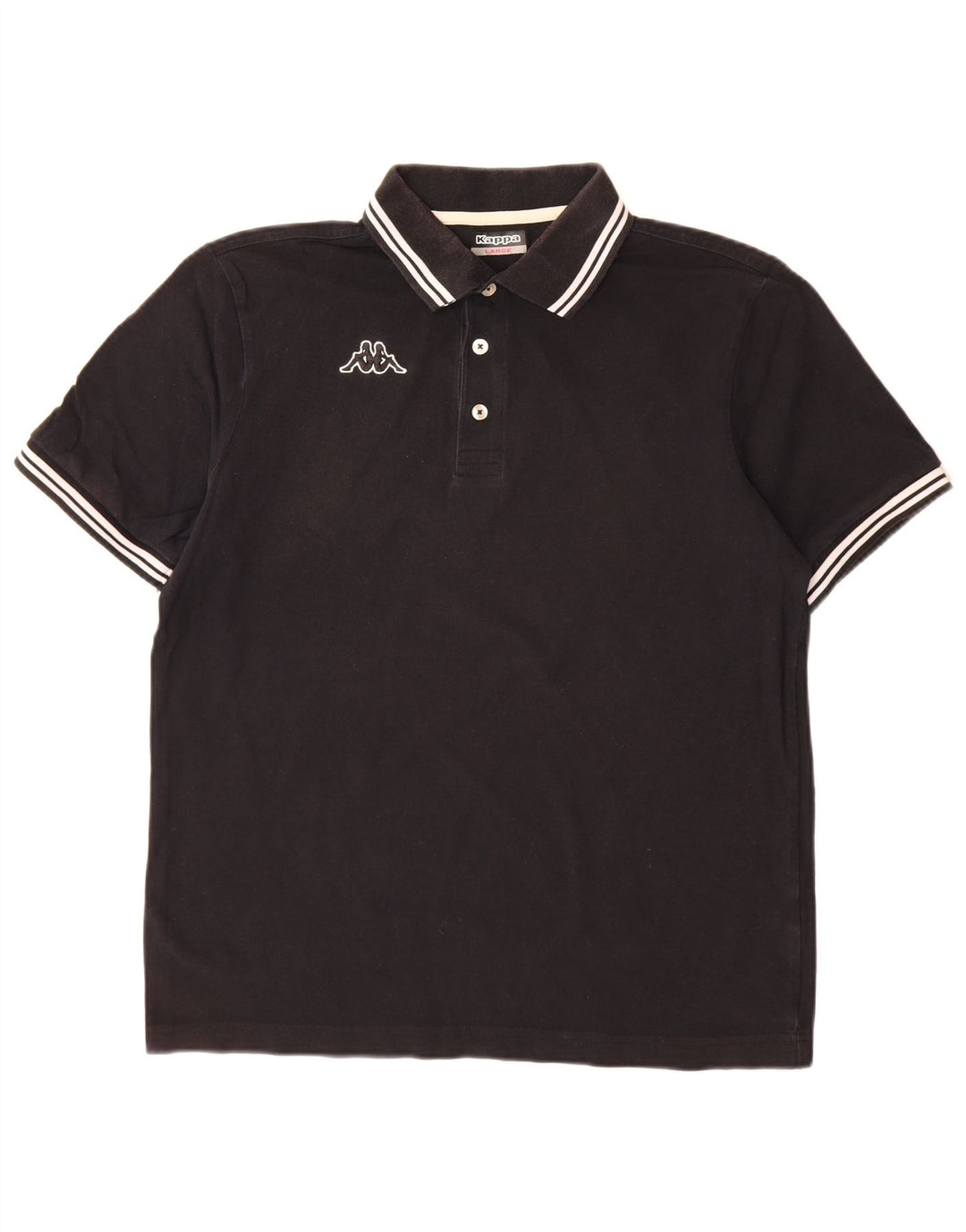 Kappa Polo Hombre Grande Rayas Negras