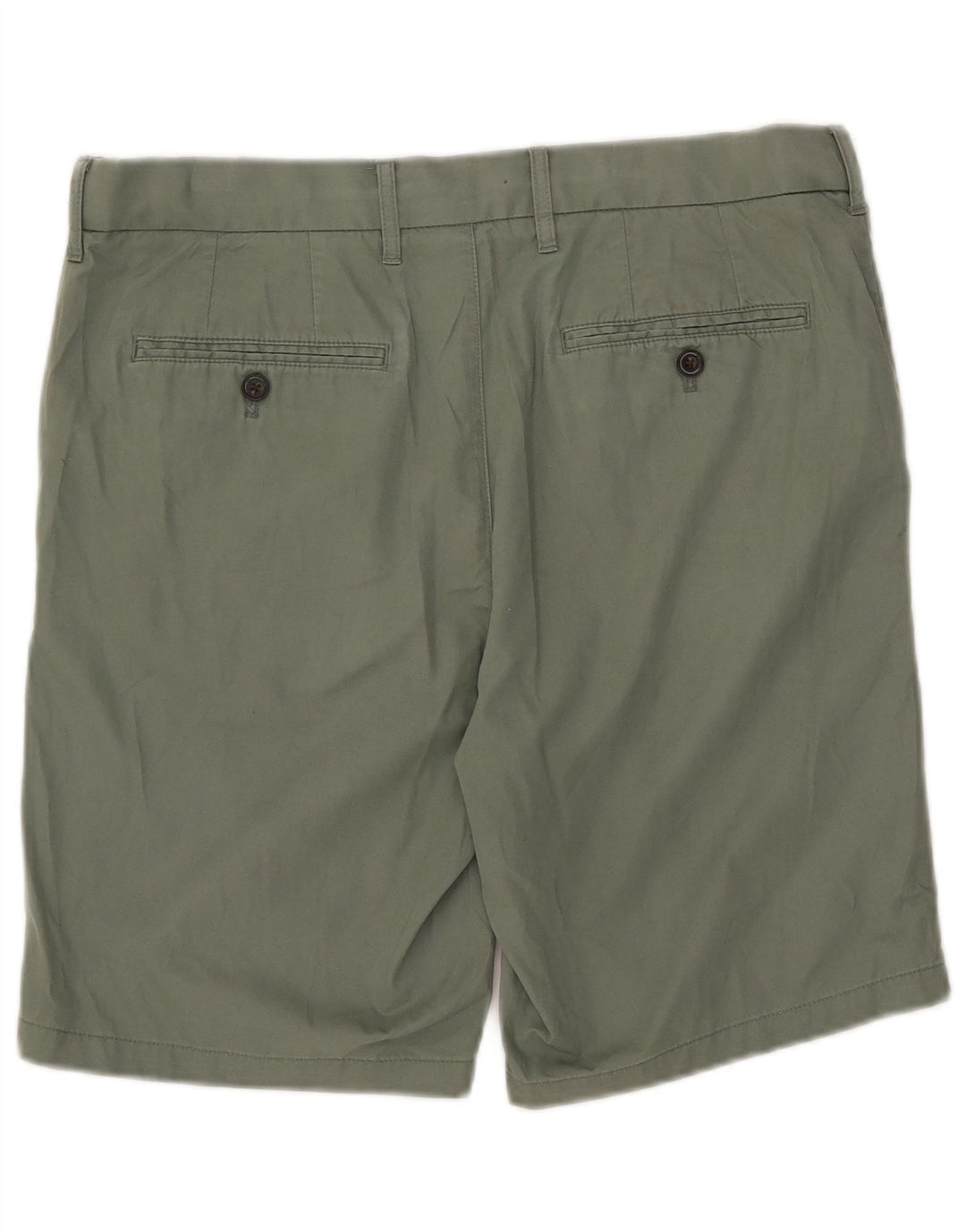 Marks & Spencer Pantalones cortos chinos para hombre W34 Algodón verde grande