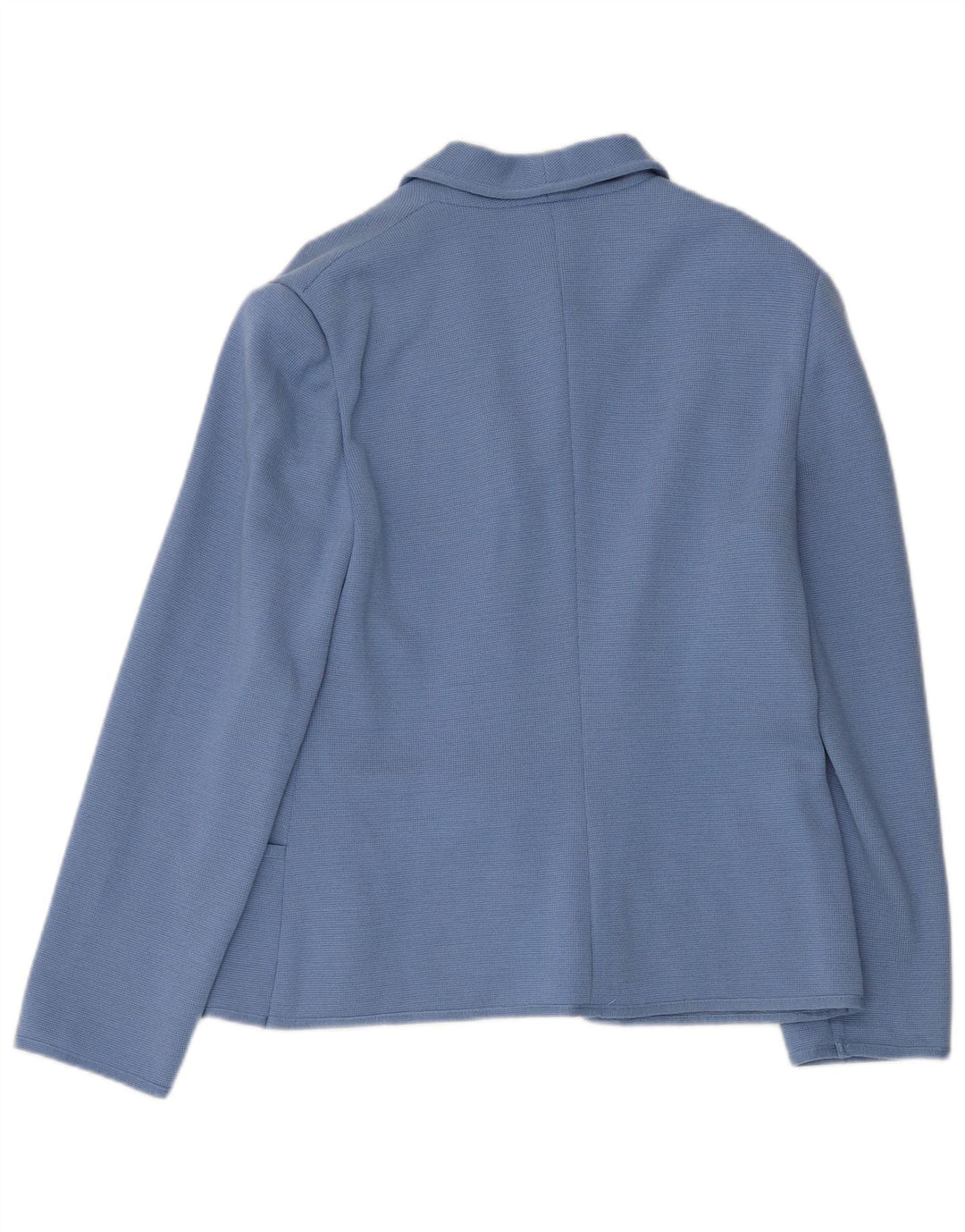 Luisa Spagnoli Chaqueta tipo blazer de punto con 3 botones para mujer UK 40 Azul medio