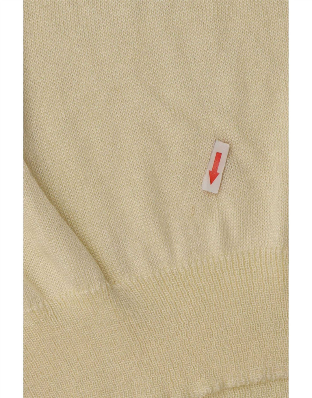 Vintage mujer chaleco camiseta sin mangas EU 38 medio de viscosa blanca