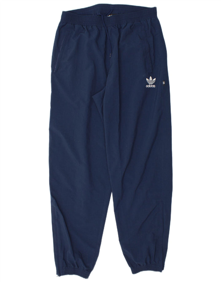 Adidas Hombre Pantalones De Chándal Joggers Grande Azul Marino Poliéster