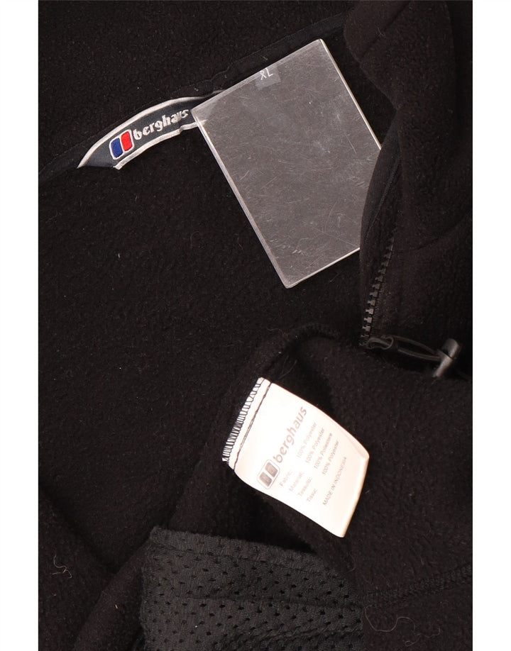BERGHAUS Chaqueta polar con forro para hombre ES 42 XL Poliéster negro