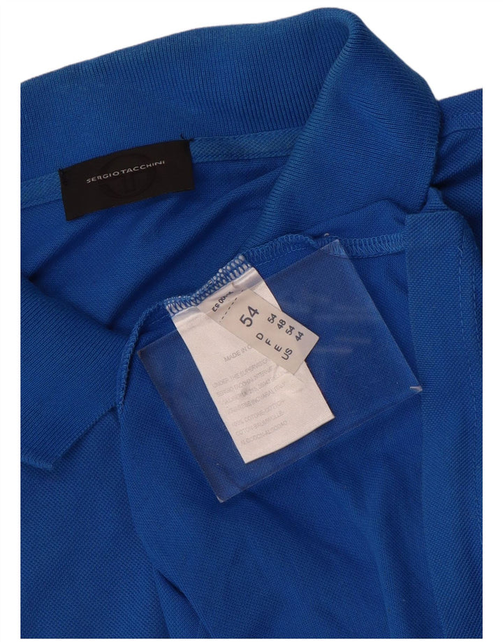 SERGIO TACCHINI Polo Hombre IT 54 XL Algodón Azul