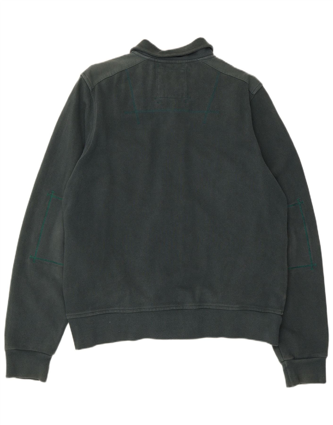 Timberland Hombre Chándal Top Chaqueta Grande Algodón Verde