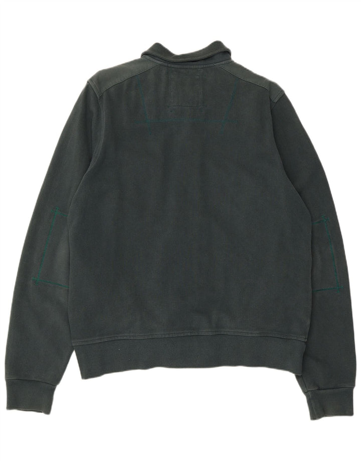 Timberland Hombre Chándal Top Chaqueta Grande Algodón Verde