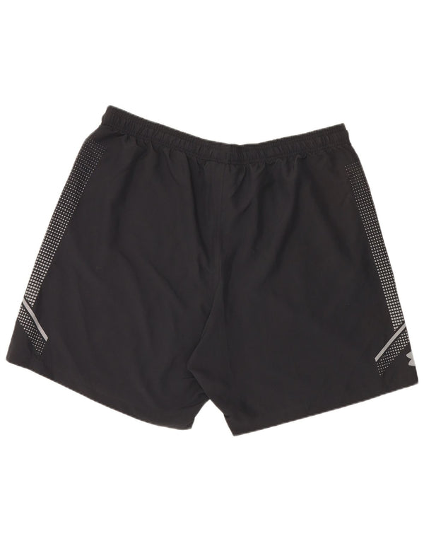 Under Armour Pantalones cortos deportivos Heat Gear para hombre 2XL Poliéster negro