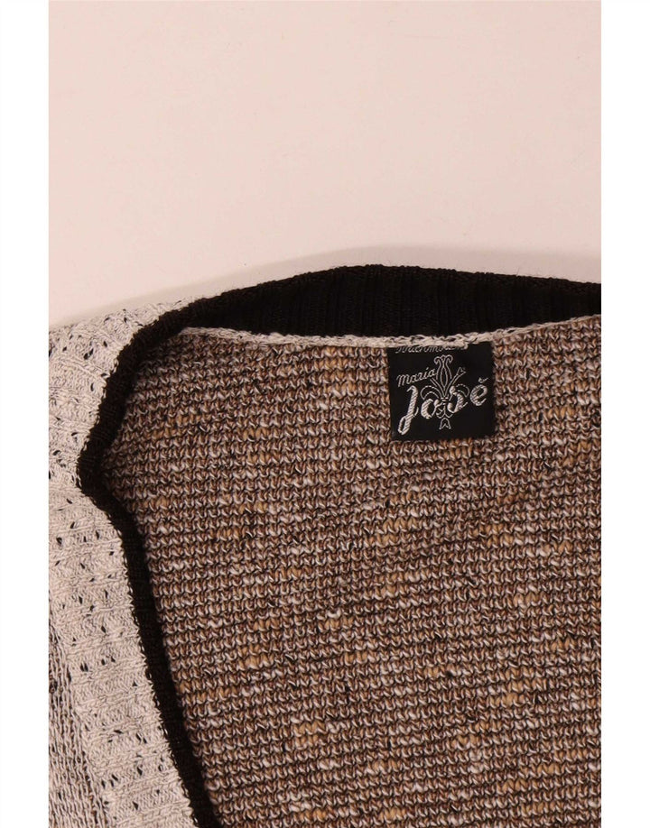 Maria Jose Cárdigan Hombre XL Gris Colorblock