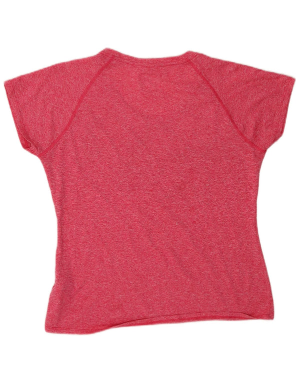 The North Face Camiseta para mujer Top UK 46 Grande Poliéster moteado rosa