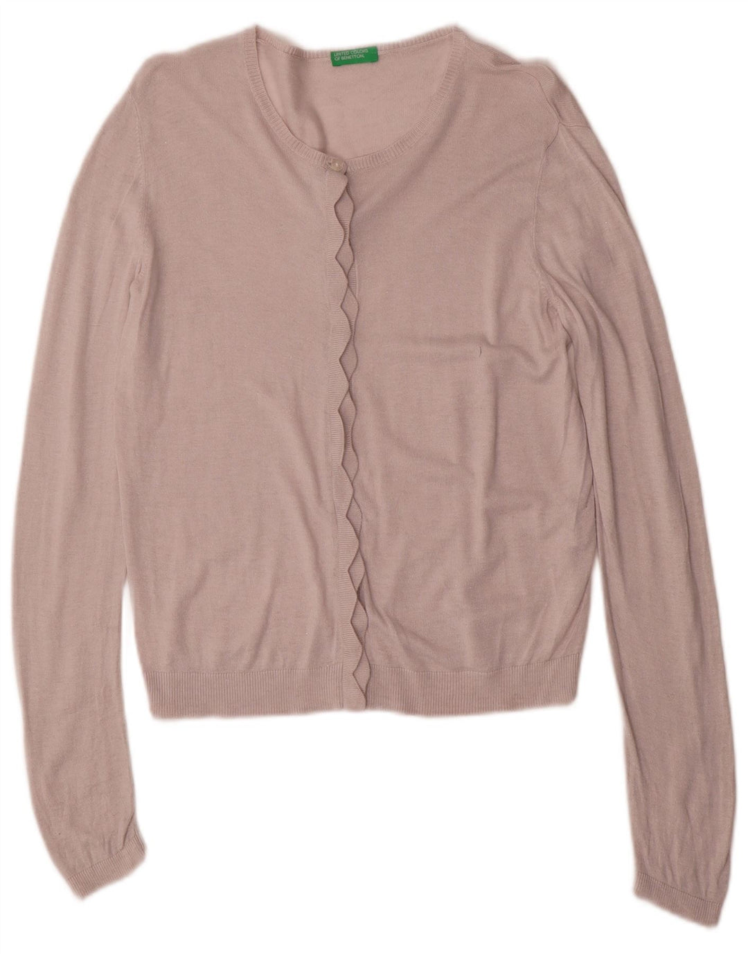 BENETTON Cárdigan Niña 11-12 Años 2XL Viscosa Rosa