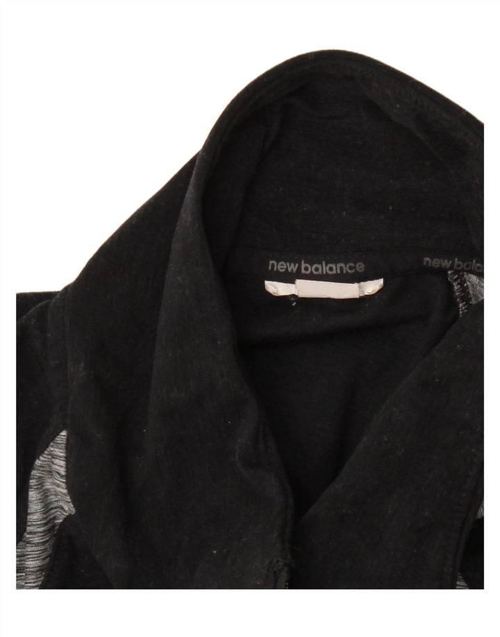 New Balance Chaqueta de chándal para mujer UK 40 Medium Black Colourblock