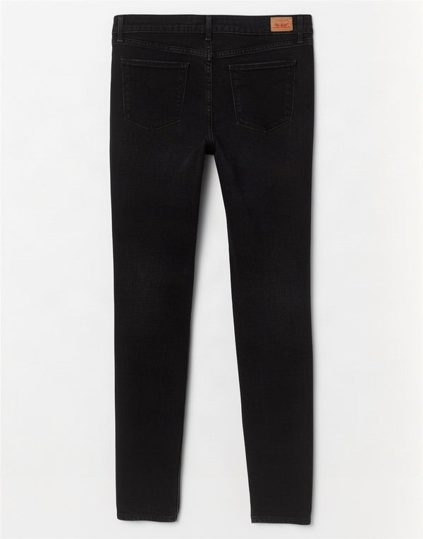 Levi's Vaqueros Pitillo Mujer W32 L32 Algodón Negro