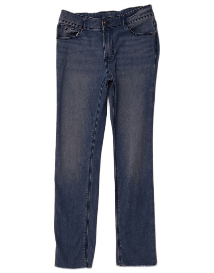 TOMMY HILFIGER Vaqueros rectos para niña 9-10 años W24 L25 Azul marino Algodón