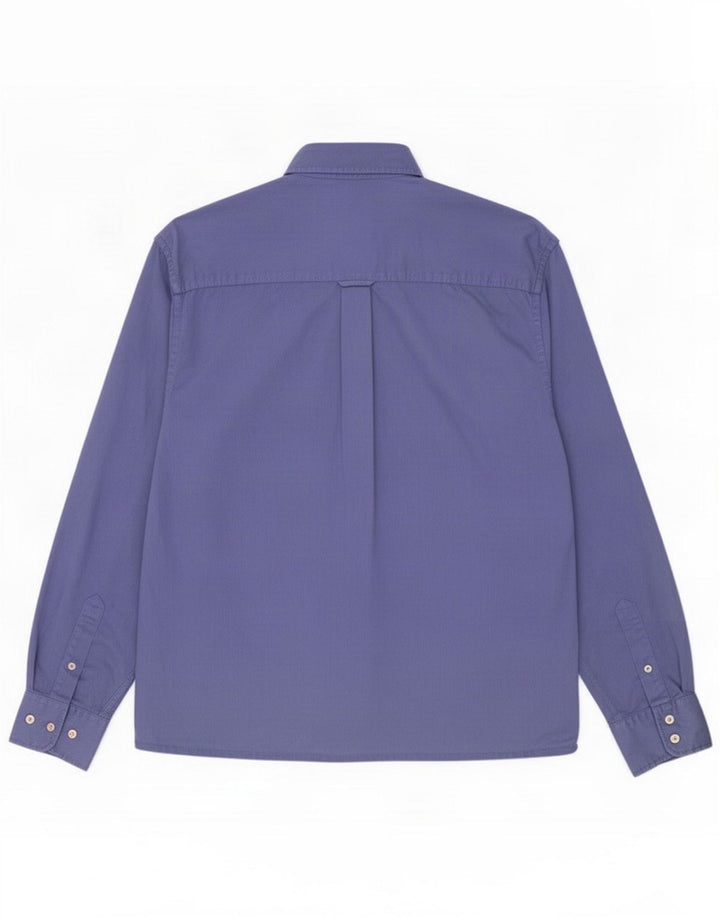 Camisa hombre Boden Algodón azul medio