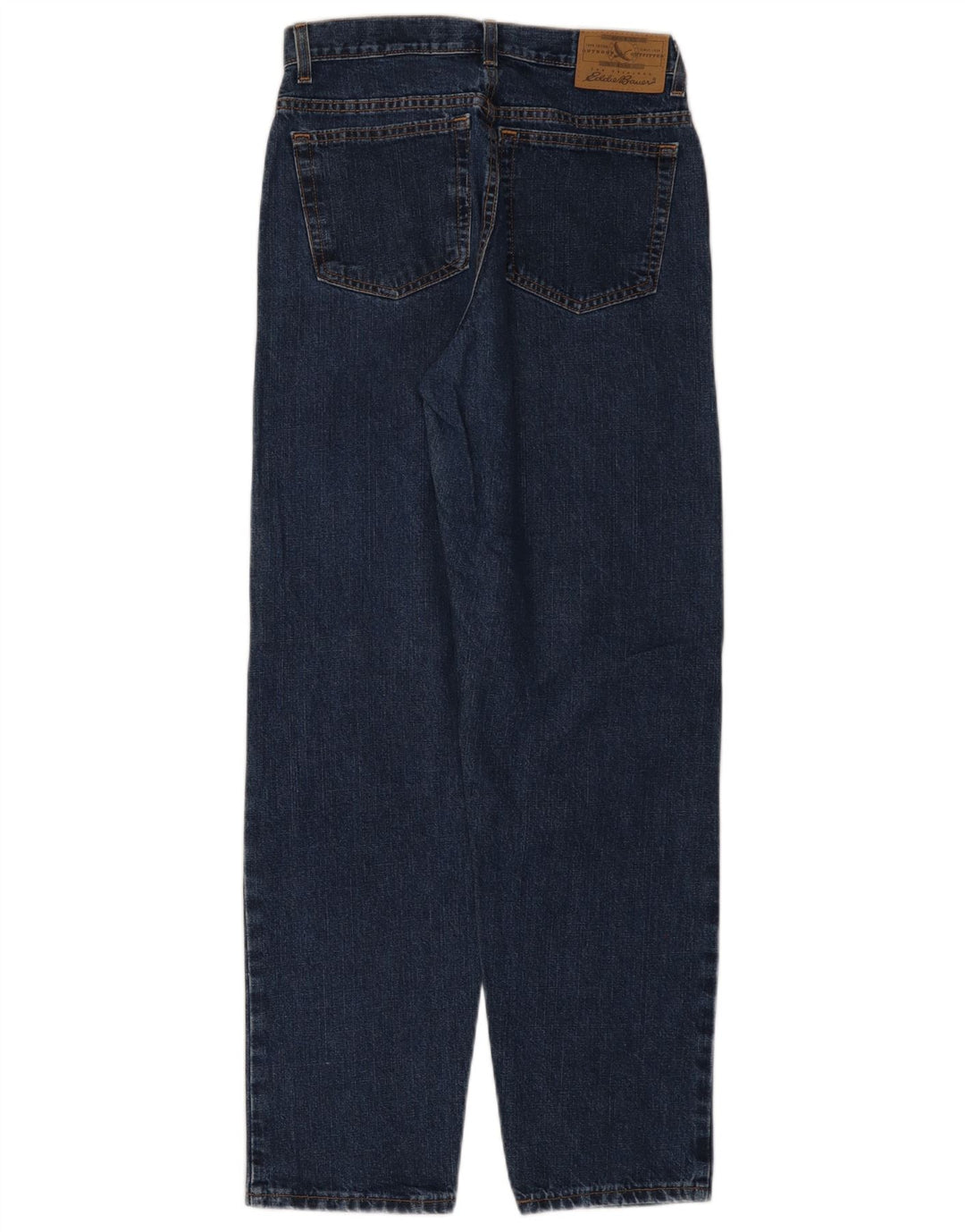 EDDIE BAUER Vaqueros cónicos para mujer US 8 Medium W28 L31 Azul marino Algodón