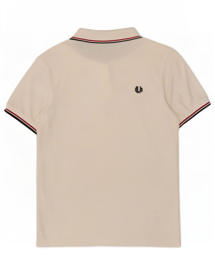 Polo Fred Perry Hombre Algodón Blanco Mediano