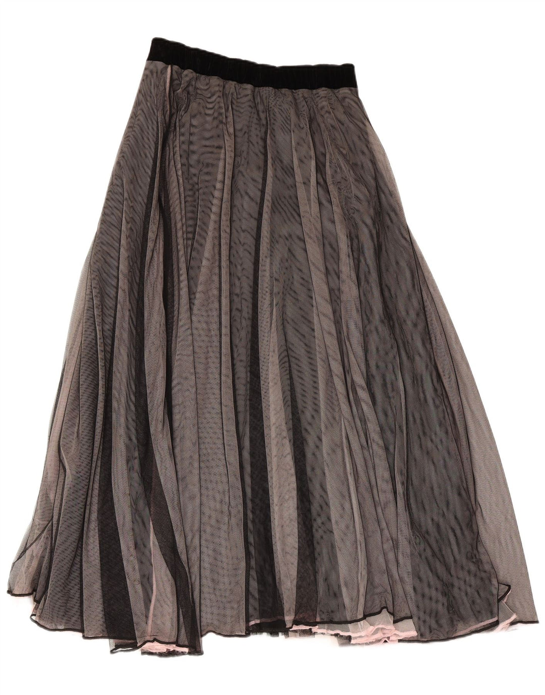 GABI LAUTON Falda acampanada para mujer EU 40 Mediana W28 Poliéster negro