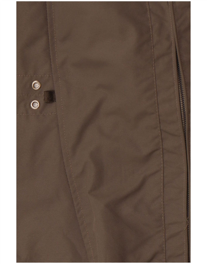 BRUGI Chubasquero con capucha para mujer ES 40 XL Poliamida gris