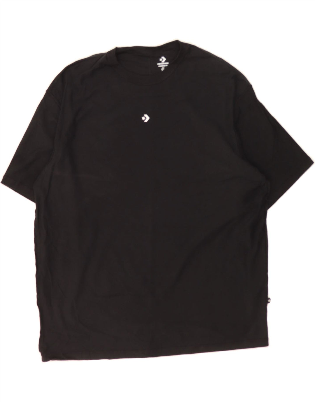 CONVERSE Mens Oversized T-Shirt Top Large Black Cotton Vintage Converse and Second-Hand Converse from Messina Hembry 