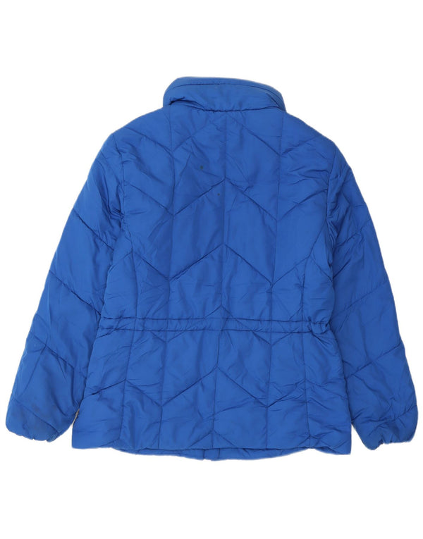 Marks & Spencer Chaqueta acolchada para mujer UK 40 Poliéster azul medio