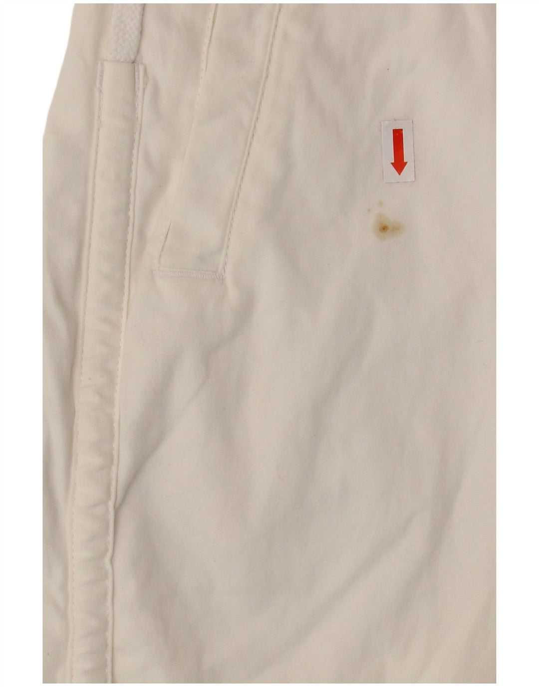 NIKE Pantalones cortos chinos para mujer UK 8 Small W30 Algodón blanco