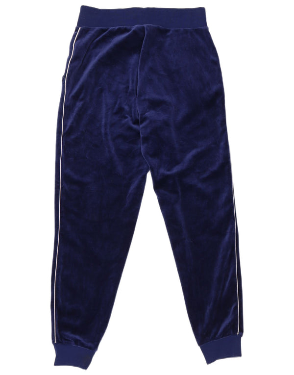 Nike Pantalones de chándal de Terciopelo para Mujer Joggers UK 10 Small Azul Marino