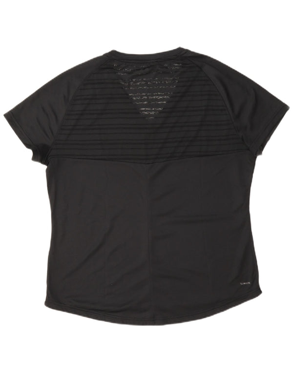 Adidas Mujer Climalite Camiseta Top UK 20/22 XL Negro
